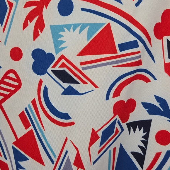 Good Good Golf Polo Mens XL Red White Blue Performance Shirt "Proud & True" NWT - Picture 4 of 11